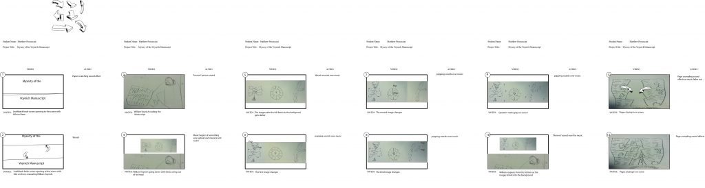 video, after effects, storyboard, planning, Voynich manuscript