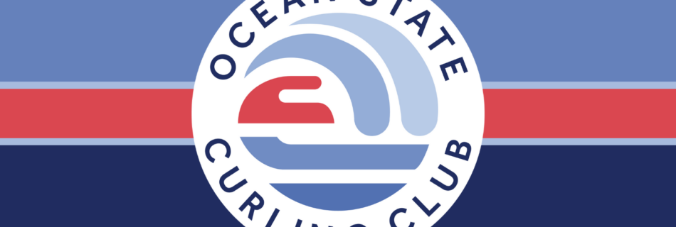 Banner for Ocean State Curling Club, designed for the Summertime branding.
