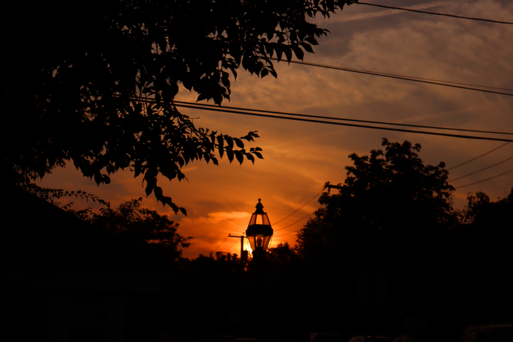 Sunset in the Village